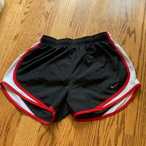 Black and Red Nike Running Shorts